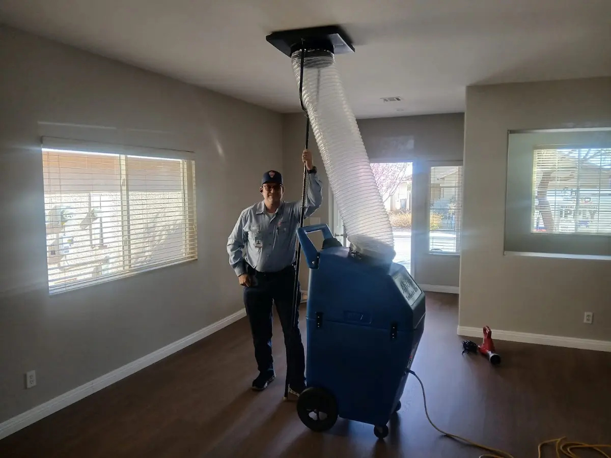 Professional Dryer Vent Cleaning work inside a Bowling Green home